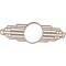 Ekena Millwork Elizabeth Wood Fretwork Pierced Ceiling Medallion, Red Oak, 36"W x 18"H x 9 7/8"IW x 17"IH x 3/8"T CMWP36X18X0375EBRO - alternate 5